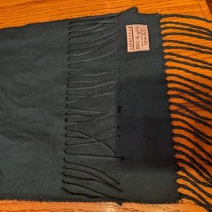 Vintage forest green scarf